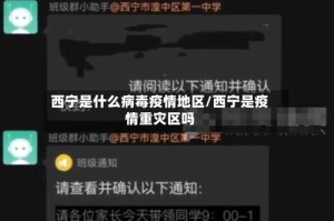 西宁是什么病毒疫情地区/西宁是疫情重灾区吗