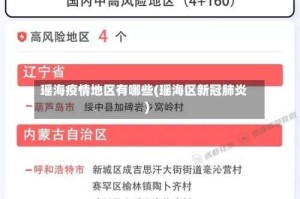 瑶海疫情地区有哪些(瑶海区新冠肺炎)