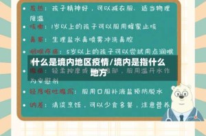 什么是境内地区疫情/境内是指什么地方