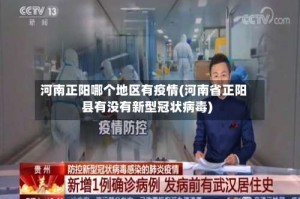 河南正阳哪个地区有疫情(河南省正阳县有没有新型冠状病毒)