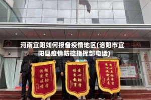 河南宜阳如何报备疫情地区(洛阳市宜阳县疫情防控指挥部电话)