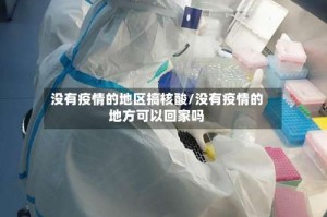没有疫情的地区搞核酸/没有疫情的地方可以回家吗