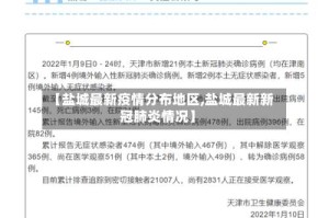 【盐城最新疫情分布地区,盐城最新新冠肺炎情况】