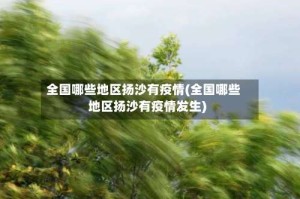全国哪些地区扬沙有疫情(全国哪些地区扬沙有疫情发生)