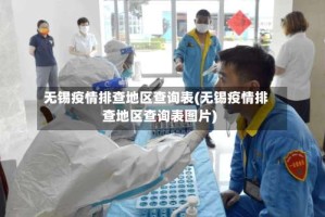 无锡疫情排查地区查询表(无锡疫情排查地区查询表图片)