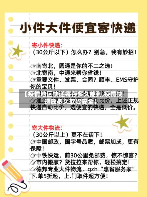 【疫情地区快递寄存多久能到,疫情快递放多久取货安全】-第1张图片