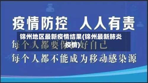 锦州地区最新疫情结果(锦州最新肺炎疫情)-第1张图片