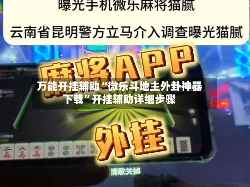万能开挂辅助“微乐斗地主外卦神器下载”开挂辅助详细步骤-第2张图片