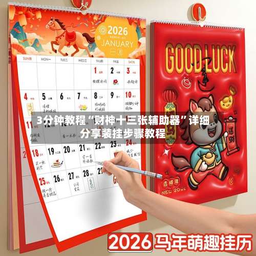 3分钟教程“财神十三张辅助器”详细分享装挂步骤教程-第2张图片