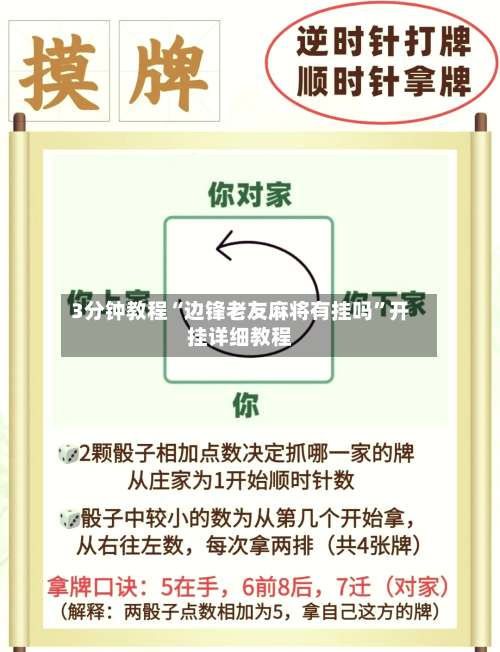 3分钟教程“边锋老友麻将有挂吗”开挂详细教程-第3张图片