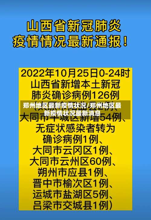 郑州地区最新疫情状况/郑州地区最新疫情状况最新消息-第1张图片
