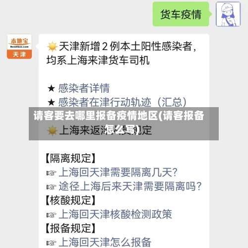 请客要去哪里报备疫情地区(请客报备怎么写)-第3张图片