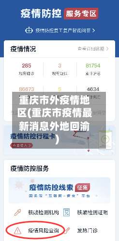 重庆市外疫情地区(重庆市疫情最新消息外地回渝)-第1张图片