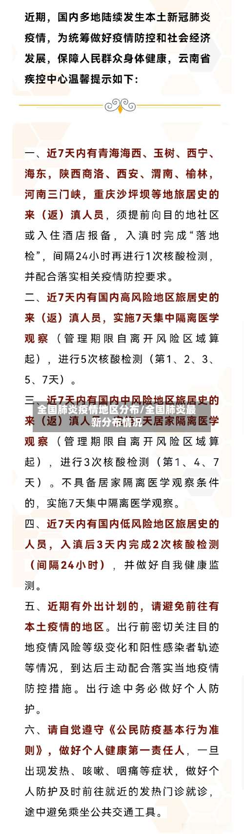 全国肺炎疫情地区分布/全国肺炎最新分布情况-第2张图片